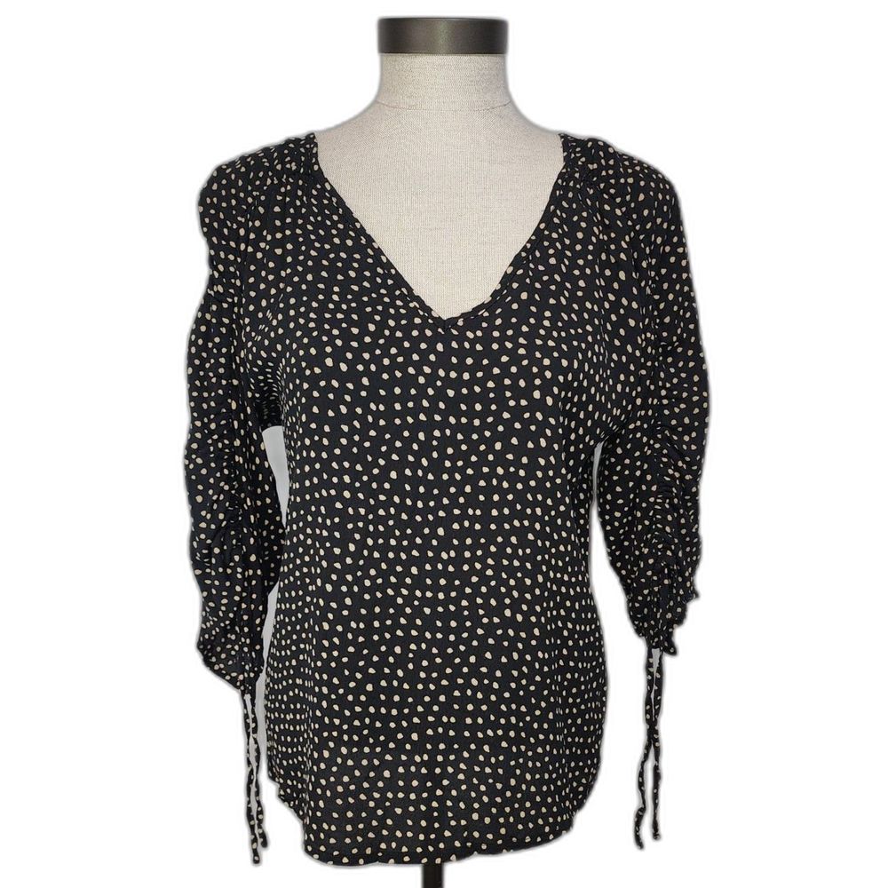 Laundry by Shelli Segal Women's 100% Rayon V-neck Blouse Size S